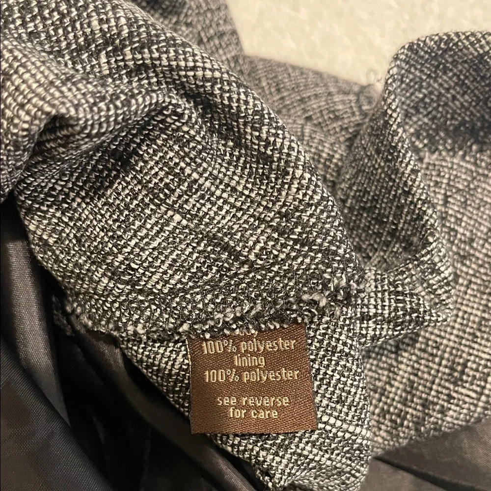 The Limited BlackGrayTweed Lined Tailored Fitted Autumn Skirt Back to Class 14